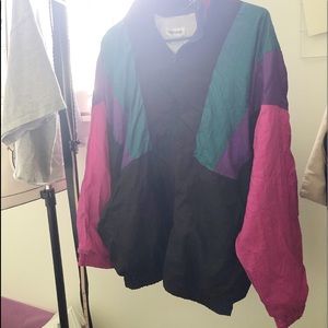 VINTAGE COLOR BLOCK WINDBREAKER